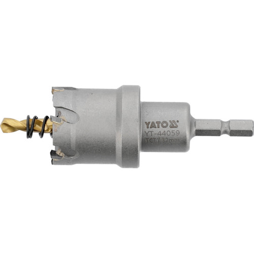 Сверло коронка по металлу TCT Ø32 x103 мм, YATO YT-44059