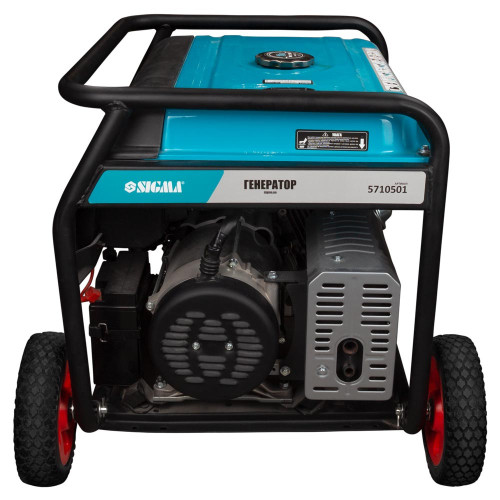 Генератор бензиновий 230-380В 7.5/8.0кВт 4-х тактний електрозапуск SIGMA (5710501)