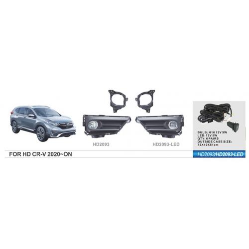 Фары доп.модель Honda CR-V/2019-/HD-2093/U.S TYPE/H8-12V35W/эл.проводка (HD-2093)