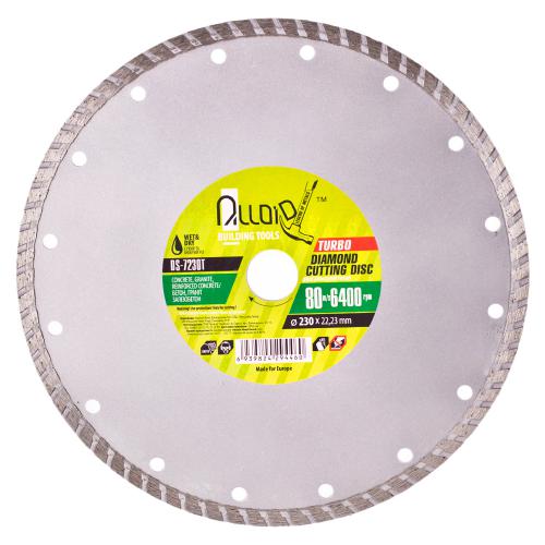 Alloid. Диск алмазный отрезной Turbo 230 мм (DS-7230T)