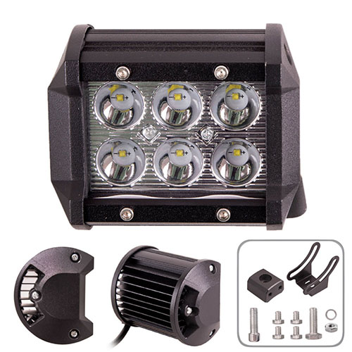 Фара робочого світла WLP - 18F6 SPOT 6Led*3W (95*75*75)10-30V/18W/6000K (WLP - 18F6)