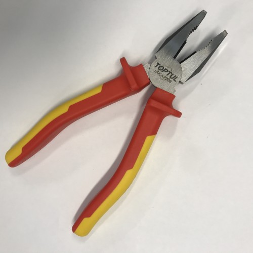 Плоскогубцы с изолированными ручками (пассатижи) 8" 1000V VDE TOPTUL DGCA2208