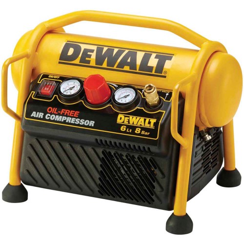 Компрессор воздушный безмасляный ресивер 6 л; 170 л/мин; 230 В; DeWALT DPC6MRC