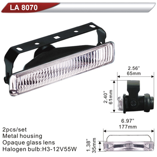 Фара дополнительная  DLAA 8070-W/H3-12V-55W/177*35mm (LA 8070-W)