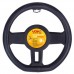 Чехол руля VLOD-LF2161 BK R/BL M черн/БО/один шов/кожа/flat (VLOD-LF2161 BK R/BL M)