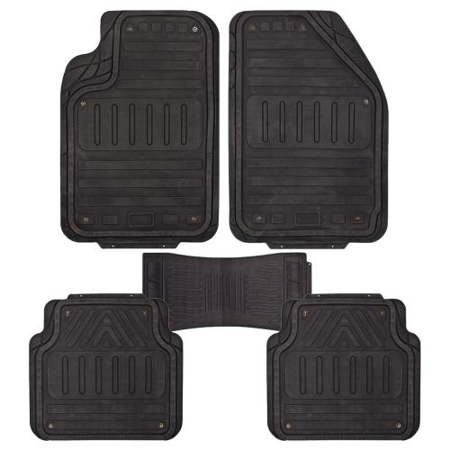 Коврики PVC съемный войлок КУ-16043 BK 5шт./компл. черные 74x50 47x50 23x50 (КУ-16043 BK)