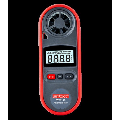 Анемометр цифровий 0,7-30 м/с, -10-45 °C WINTACT WT816A