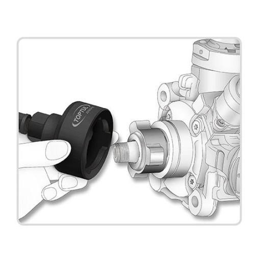 Знімач шестерні ТНВД VAG (VW / Audi / Skoda / SEAT, 1.4 / 1.6 / 2.0 TDI) TOPTUL JDGD2415