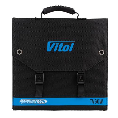 Портативная солнечная панель Vitol, складная TV60W, 60Вт/18В/3,3А (TV60W)