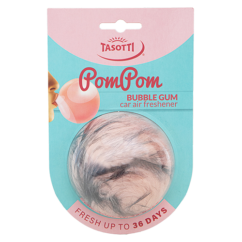 Ароматизатор мішечок Tasotti / серія POM POM Bubble Gum (102804)