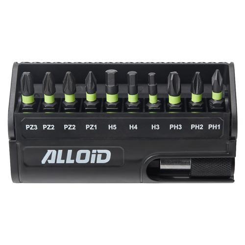 Набор бит 1/4", PH/PZ/HEX, 11 предметов Alloid Pro SB-2111