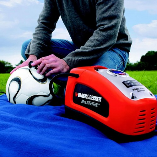 Компресор автомобiльный 12/230 В; 11 л/хв; BLACK+DECKER ASI300