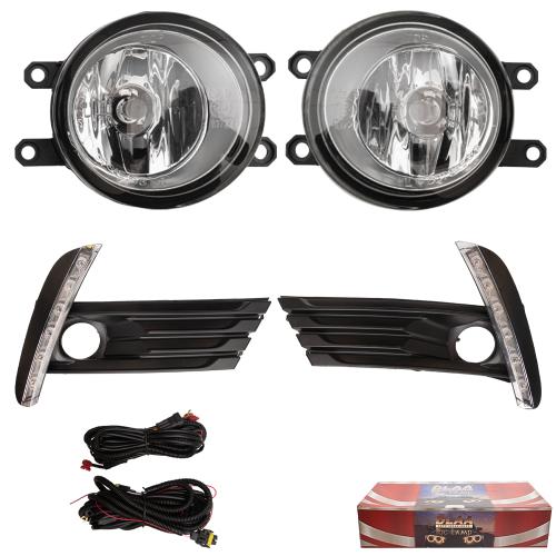 Фары доп.модель Toyota Corolla 2016-18/TY-577L1-A/H11-12V55W+DRL-3W/3W/FOG+DRL+TURN/эл.проводка (TY-577L1-A 3в1)