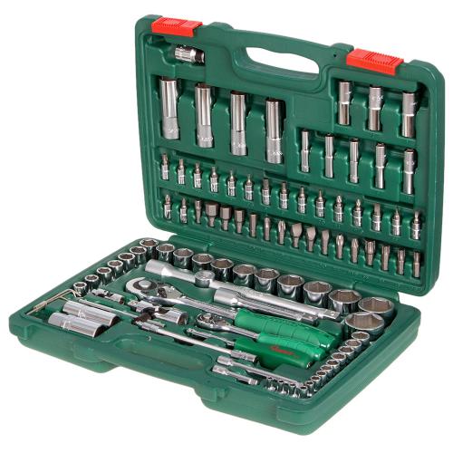 HANS. Набор торц. головок 1/4"DR4-14мм и 1/2"DR10-32 мм,94 предм.(6гран.) (TK-94)