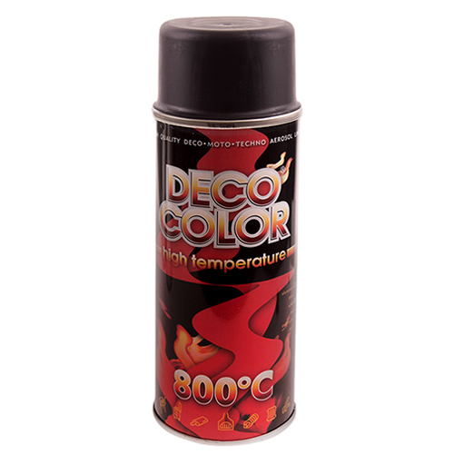 Deco Color Фарба аероз. 400ml /термостiйка 800*С чорний (231122/720309)