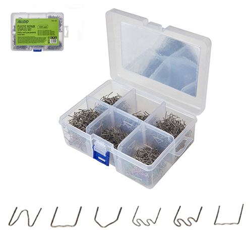 Набор скоб для ремонта пластика 1200 скоб Alloid PWG-1201