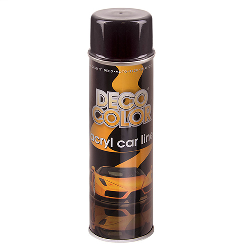 Deco Color Краска аэроз. 500ml акриловая /черный блеск (67084/720491)