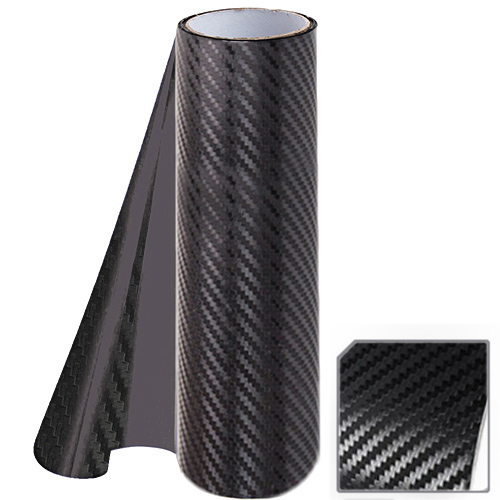 Декоративная пленка  1.52м х 18м 5D Carbon Black (5D 9445А)