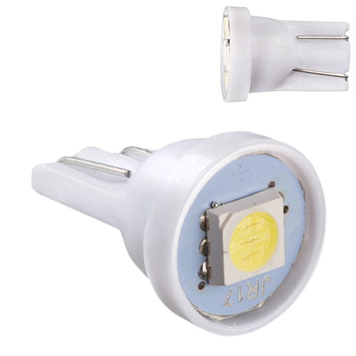 Лампа PULSO/габаритная/LED T10/W2.1x9.5d/W5W/1SMD -5050/12v/0.5w/12lm White (LP-121266)