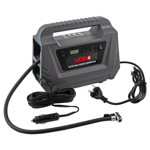 Компрессор "VOIN" 220V/12V/150psi/25л/з автостопом (VC-220 AC /DC)