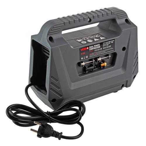Компрессор "VOIN" 220V/12V/150psi/25л/з автостопом (VC-220 AC /DC)