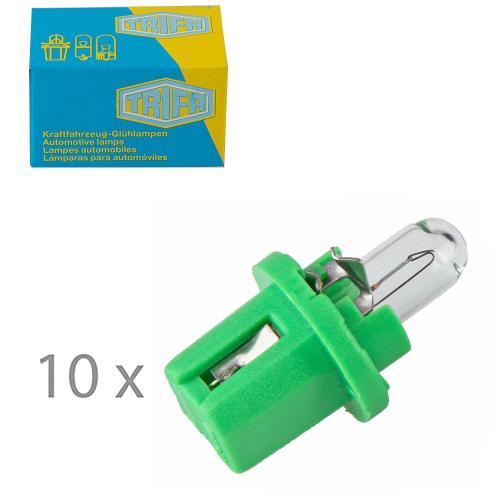 Лампа автомобильная с клиновидним цоколем Trifa 12V 2W BAX10d/B8,5d (02726)