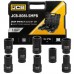 Набор головок ударных глубоких 8 ед. 1'' (6-гр.) (22-41 мм) JCB-8081-5MPB