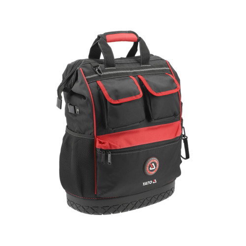 Рюкзак для инструментов YATO с 2 плечевыми ремнями, 385x200x485 мм, водостойкий YT-74285