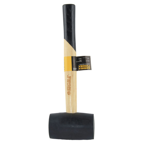 Киянка резиновая черная 340 г деревянная рукоятка SIGMA (4317711)