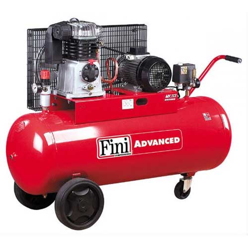 Ременной компрессор Fini MK113-200L-4, 200 л, 480 л/мин, 10 бар, 3 кВт, 380 В