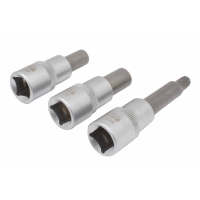 Набор насадок 1/2" для алюминиевых дисков (секретки) 3 шт SATRA S-OZ3S