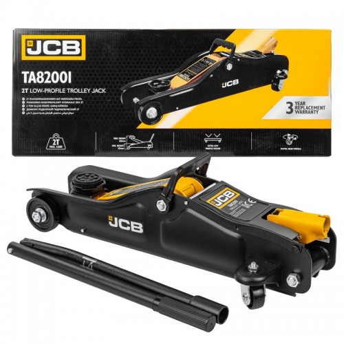 Домкрат подкатной гидравлический 2т 85-330мм JCB Tools JCB-TA82001