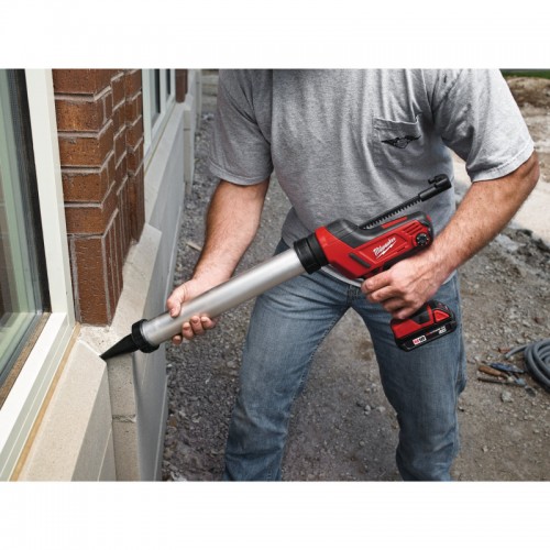 Пистолет для герметика аккумуляторный MILWAUKEE C18 PCG/600A-0B (600мл) (каркас)