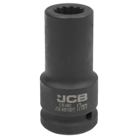 Головки торцевые ударные глубокие 3/4"  (12-гранные) JCB Tools JCB-468100.. Series