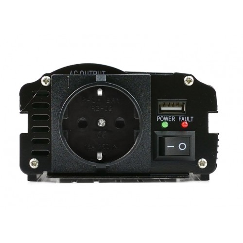 Инвертор – преобразователь напряжения 12V/230V (500/1000W) GEKO G17004