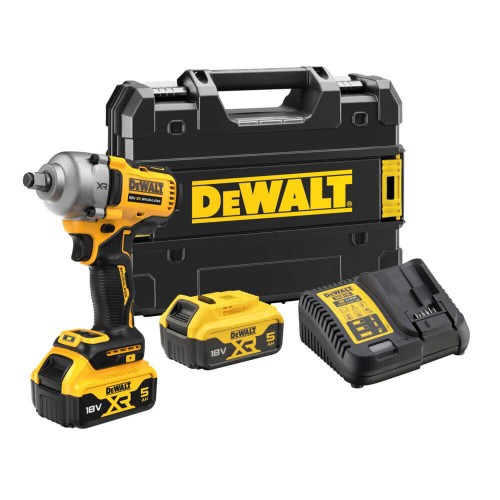 Гайковерт ударный аккумуляторный бесщёточный 1084 Нм; DeWALT DCF891P2T