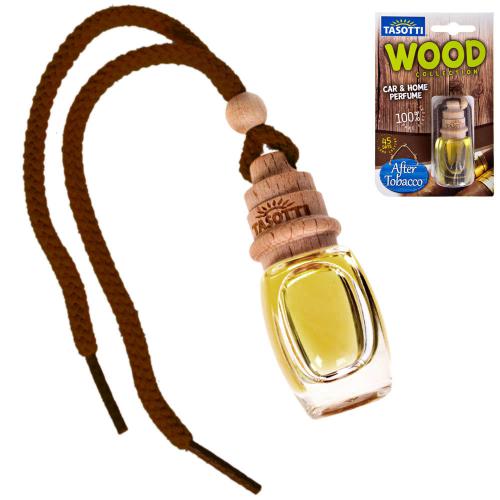 Ароматизатор пробковий на дзеркало Tasotti / серія "Wood" After Tobacco 7мл (357308)