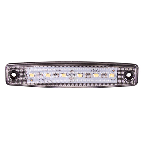 Повторитель габарита (палец) 6 LED 12/24V белый 20*100*10мм (TH-610-white)