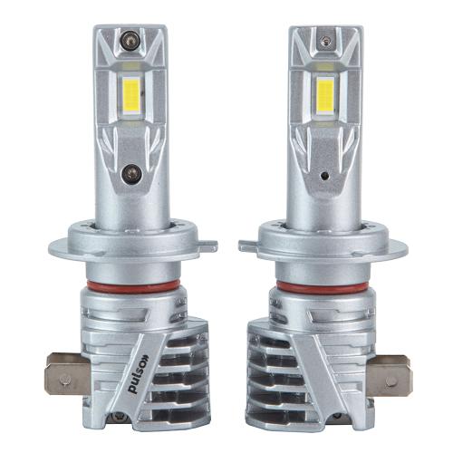 Лампы PULSO M6-H7/LED-chips 7535/9-18v/2x28w/6000Lm/6500K (M6-H7)