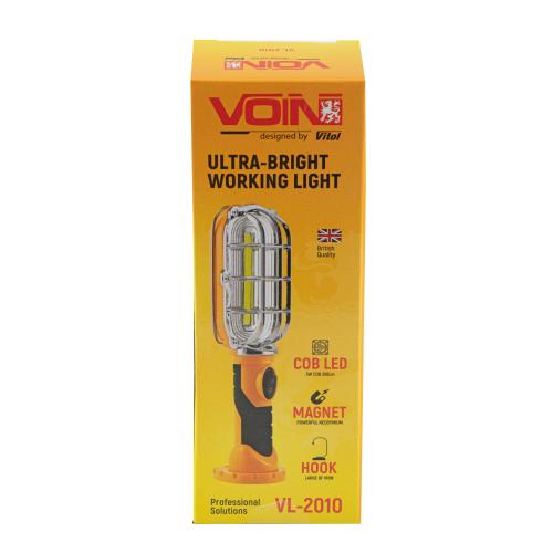 Переносна лампа VOIN VL-2010, LED COB 3W/ 250Lm, 3xAA (не в комплекті) (VL-2010)