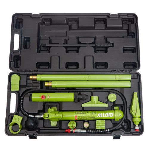 Набор для рихтовки гидравлический 10 тонн на колесах Alloid AL-1010B