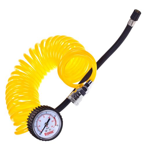 Компрессор "Штурмовик" AC-72 150psi/25Amp/90л/2 цилиндра/PU шланг 5,0м с дефлятором/клеммы АКБ (AC-72)