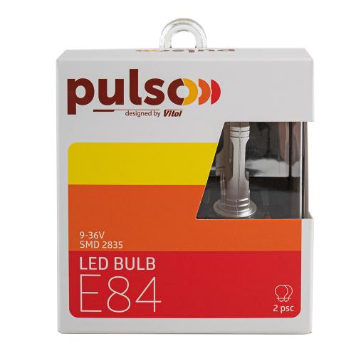 Лампы PULSO E84-H8/H9/H11/H16/ 2835/9-36v/2x15w/2000Lm/4300K (E84-H8/H9/H11/H16Y)
