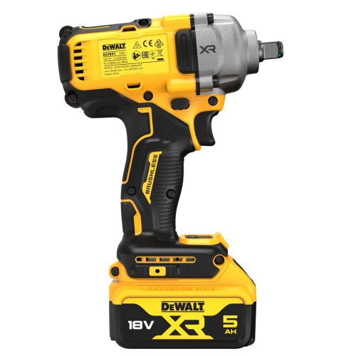 Гайковерт ударный аккумуляторный бесщёточный 1084 Нм; DeWALT DCF891P2T
