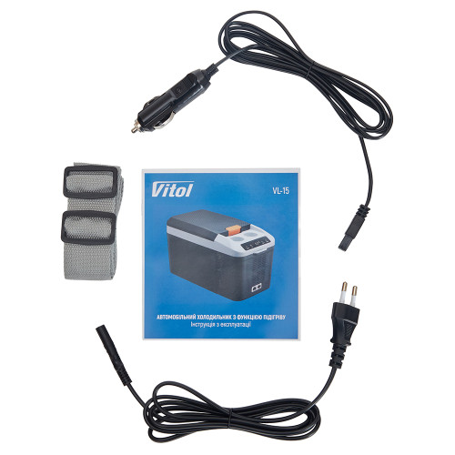 Термоелектричний холодильник 15 л VL-15 (12V / 24V / 220V)