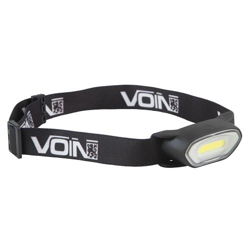 Фонарь налобный VOIN VL-9037, LED COB 80Lm /2xAAA (не в комплекте) (VL-9037)