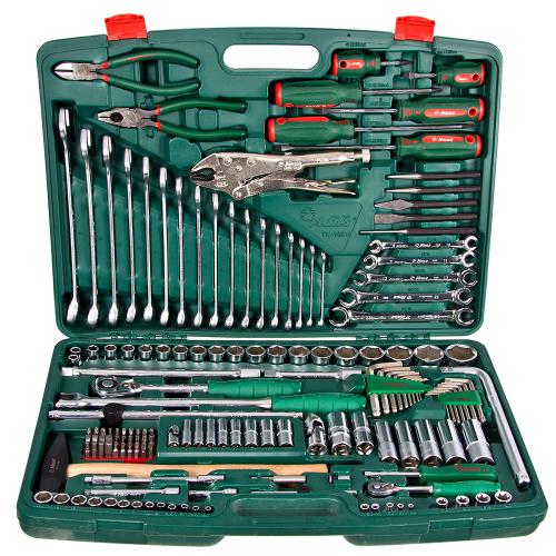 Набор инструмента комбинированный 158 предметов 1/4", 1/2" HANS (ТК-158V)