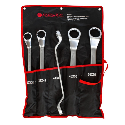 Набор ключей накидных изогнутых 5пр.(32 - 55мм), F-5059P