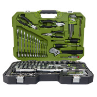 Универсальный набор инструмента 1/4" / 3/8" / 1/2", 131 предмет (6-гранные) Alloid TSN-131P