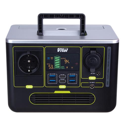 Портативный источник питания Vitol S633, 220В/300Вт/Li-ion 444Вт/ч, чистый синус (S633)